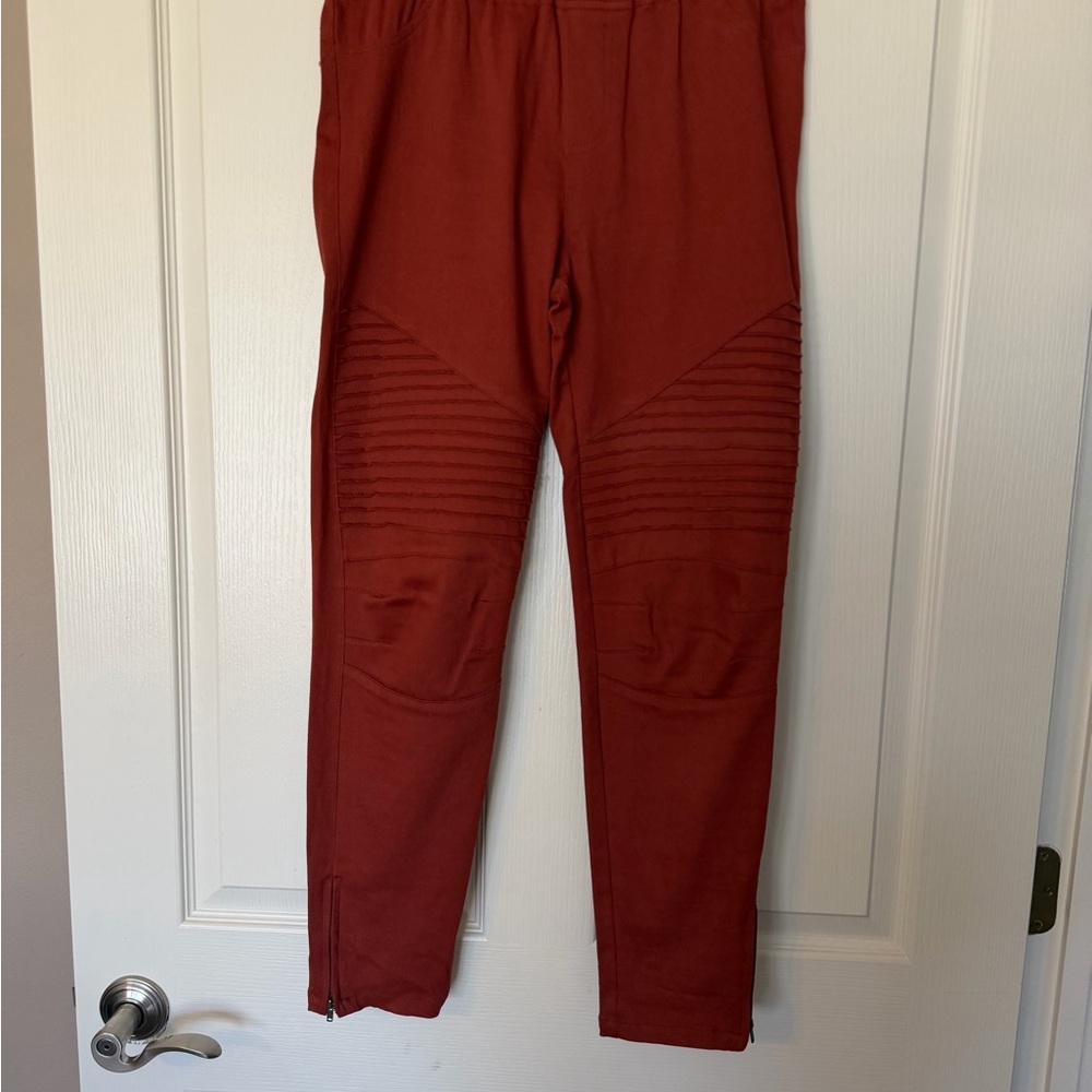Umgee Brick Red Pull-On Jogger Pants